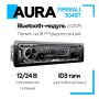 Автомагнитола Aura FIREBALL-304BT
